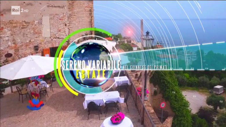 La città di Grottammare su Sereno variabile